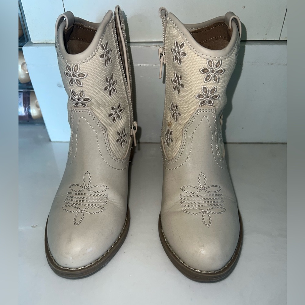 DV by Dolce Vita Floral Embroidered Kids Boots